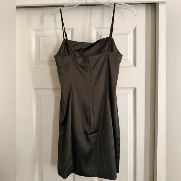 Aritzia Sunday Best Satin Mini Dress - Picture 2 of 8